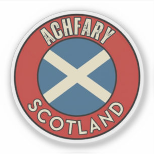 Achfary, Schottland Aufkleber