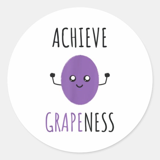 Achieve Gness - Kawaii Style G  Runder Aufkleber (Vorderseite)