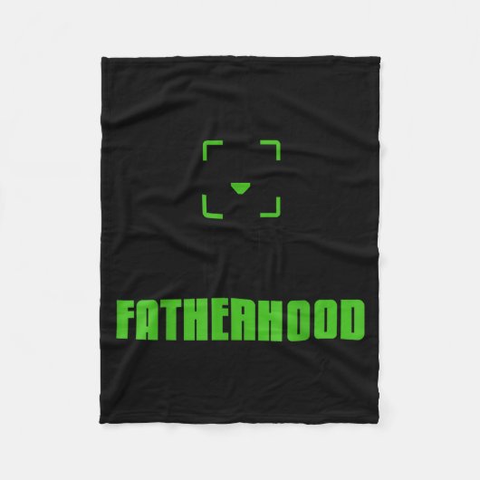 Achievement Unlocked Fatherhood Gamer Video Games Fleecedecke (Vorderseite)