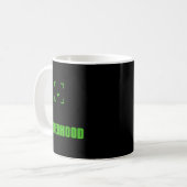 Achievement Unlocked Fatherhood Gamer Video Games Kaffeetasse (Vorderseite Links)