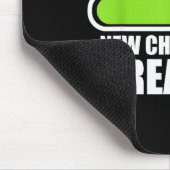 Achievement Unlocked New Character D Funny Pregnan Mousepad (Ecke)