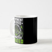 Achievement Unlocked New Character D Video Gamer Kaffeetasse (Vorderseite Links)
