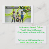 Achievementhounds Visitenkarte (Vorne/Hinten)