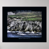 Achill Cliffs Poster Print (Vorne)
