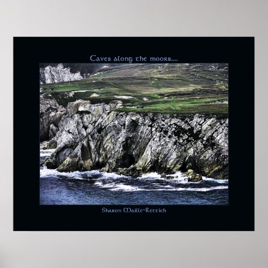 Achill Cliffs Poster Print (Vorne)