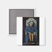 Achille Emperaire - Paul Cezanne - c1868 Magnet (Vorderseite/Rückseite)