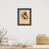 Achille Mauzan, 1920er, Art Deco Flapper Poster (Küche)