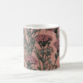 Achillea Desert Eve Deep Rose Muster Kaffeetasse (VorderseiteRechts)