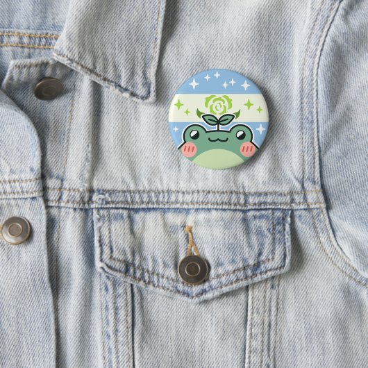 Achillean LGBT Pride Flag Button (Beispiel)