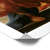 Achilles at the Court of King Lycomedes with his D Poster (Ecke)