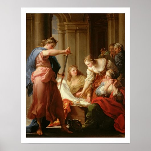 Achilles at the Court of King Lycomedes with his D Poster (Vorne)