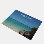 Achilles Bay Beach, Bermuda Fußmatte (Schrägansicht)