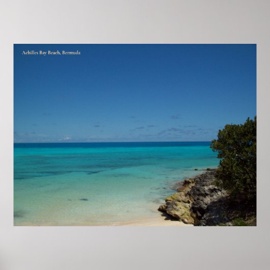 Achilles Bay Beach, Bermuda Poster (Vorne)