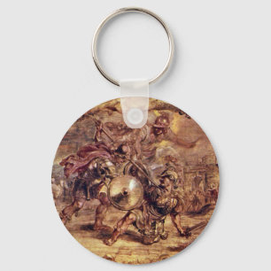 Achilles besiegt Hektor., Von Peter Paul Rubens Schlüsselanhänger