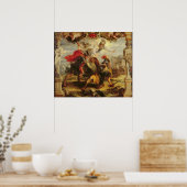 Achilles besiegte Hector, 1630-32 Poster (Küche)