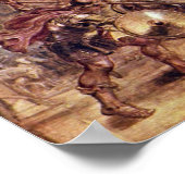 Achilles besiegte Hector, von Peter Paul Rubens. Poster (Ecke)