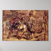 Achilles besiegte Hector, von Peter Paul Rubens. Poster (Vorne)