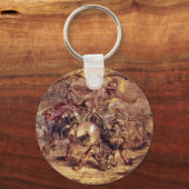 Achilles besiegte Hector, von Peter Paul Rubens. Schlüsselanhänger (Vorderseite)