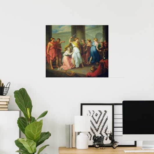 Achilles erkannte, 1799 poster (Heimbüro)