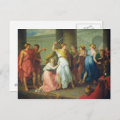 Achilles erkannte, 1799 postkarte (Vorne/Hinten)