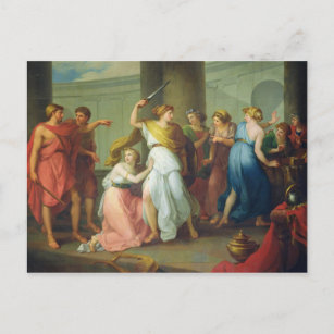 Achilles erkannte, 1799 postkarte