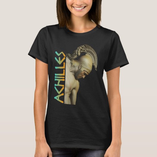 Achilles Griechischer Krieger T-Shirt (Vorderseite)