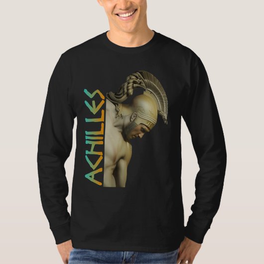 Achilles Griechischer Krieger T-Shirt (Vorderseite)