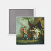Achilles hat einen Streit mit Agamemnon, 1776 Magnet (Vorderseite/Rückseite)