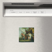 Achilles hat einen Streit mit Agamemnon, 1776 Magnet (In Situ (Geschirrspüler))