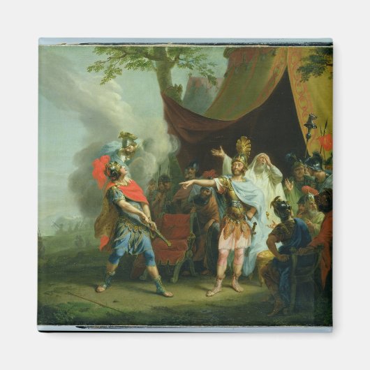 Achilles hat einen Streit mit Agamemnon, 1776 Magnet (Vorne)