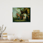 Achilles hat einen Streit mit Agamemnon, 1776 Poster (Küche)