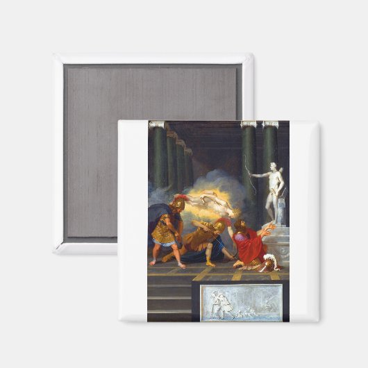 Achilles Heel Wounded Magnet (Vorderseite/Rückseite)