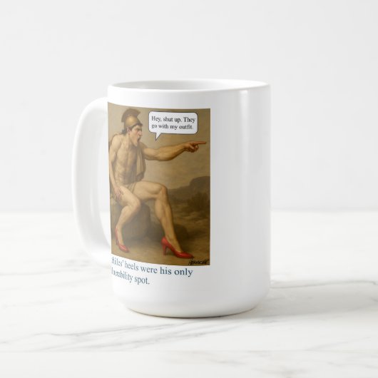 Achilles’ heels were his only vulnerable spot. kaffeetasse (Vorderseite Links)