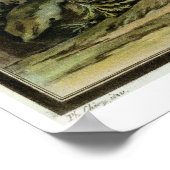 Achilles in der Rüstung, Kostüm für "Iphigenia in  Poster (Ecke)