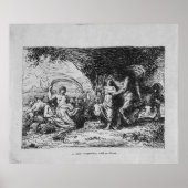 Achilles lehrght by Centaur Chiron Wie man Lyre sp Poster (Vorne)