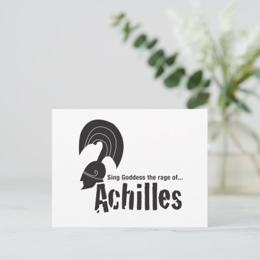 Achilles Postkarte (Stehend Vorderseite)
