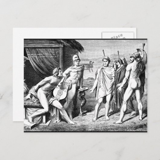 Achilles Postkarte (Vorne/Hinten)