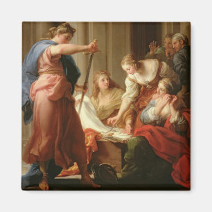 Achilleus am Gericht von König Lycomedes mit Magnet
