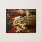 Achilleus am Gericht von König Lycomedes mit Puzzle (Horizontal)