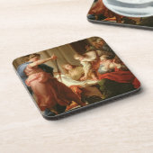 Achilleus am Gericht von König Lycomedes mit Untersetzer (Linke Seite)