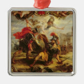 Achilleus, der Hector, 1630-32 besiegt Silbernes Ornament (Vorne)