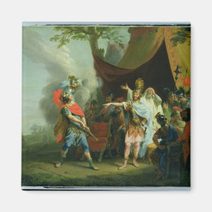 Achilleus hat eine Debatte mit Agamemnon, 1776 Magnet