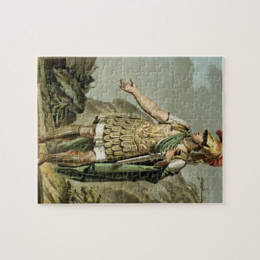 Achilleus in der Rüstung, Kostüm für 'Iphigenia in Puzzle (Horizontal)