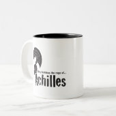 Achilleus Zweifarbige Tasse (Vorderseite Links)
