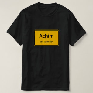 Achim Herren Männer T-Shirt Tshirt Shirt