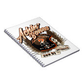 Achin Bones | Motorradrückgabe für Fahrräder Notizblock (Rechte Seite)