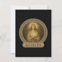 Achlys Shadow Work Goddess Postcard