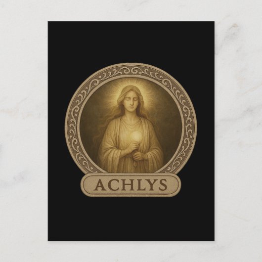 Achlys Shadow Work Goddess Postcard Postkarte (Vorderseite)