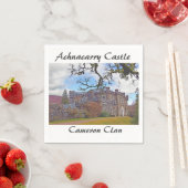 Achnacarry Castle - Cameron Clan Serviette (Beispiel)