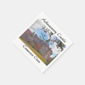 Achnacarry Castle - Cameron Clan Serviette (Ecke)